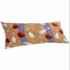 BOBOWUNY Bowling Sport Pillow Covers King Size, Soft Bed Throw Pillowcases Breathable Cooling Long Lumbar Body Pillow Sham Cover for Bed Sofa 20x40 Purpel Brown Striped Red Ball Geometric view 1
