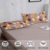 BOBOWUNY Bowling Sport Pillow Covers King Size, Soft Bed Throw Pillowcases Breathable Cooling Long Lumbar Body Pillow Sham Cover for Bed Sofa 20x40 Purpel Brown Striped Red Ball Geometric view 4