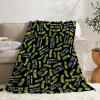 Todeyya Fun Pickles Blanket Gifts for Girls Boys - Super Soft Flannel Fleece Blanket, Lightweight Microfiber Cozy Plush Blanket for Couch M 60x50 in for Teens/Travel view 1