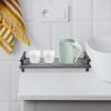 Cabilock Sink Organizer Drying Rack Versatile Bathroom Countertop Storage for Sponges and Seasoning Bottles Stylish Design for Kitchen Bathroom Use Instant Drying view 3