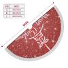 Christmas Tree Skirt with Tassel Christmas Christian Nativity Scene Xmas Halloween New Year Party Decor Tree Skirt 36" view 3