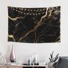 Tapestry Wall Tapestry for Living Room Black Gold Marble Wall Hanging Soft Tapestries Wall Decoration for Bedroom Fashion Decor Tapestries Aesthetic Decor Tapestry (60 X 40 Inches) view 1