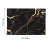 Tapestry Wall Tapestry for Living Room Black Gold Marble Wall Hanging Soft Tapestries Wall Decoration for Bedroom Fashion Decor Tapestries Aesthetic Decor Tapestry (60 X 40 Inches) view 4