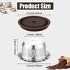 Reusable Pods for Nespresso Vertuo Machine, Stainless Steel 230ml Refillable Coffee Capsule Set with 1 Silicone Lid, 1 Spoon, 1 Brush Coffee Accessories for Nespresso view 3