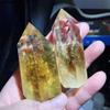 PEKMAR 60mm-70mm Natural Folk Crafts Crystal Stones Citrine Point Tower 1PC Suitable for Home Room Decoration ERTEYIN view 3