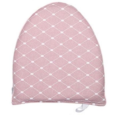 Garment Steamer Ironing Glove Anti Steam Glove Heat Resistant Garment Steamer Mitt Garment Steamer Accessories for Clothes, Mini Handheld Clothes Steaming Ironing Pad Board Hand Protector Glove Pink