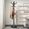 Kertnic Freestanding Coat Rack with 16 Hooks & Marble Base - Heavy Duty Metal Hall Tree Stand for Entryway, Hats, Coats, Bags Rack- Modern Hanger Organizer for Home, Office, Dorm (16 hooks -Bronze) view 2