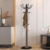Kertnic Freestanding Coat Rack with 16 Hooks & Marble Base - Heavy Duty Metal Hall Tree Stand for Entryway, Hats, Coats, Bags Rack- Modern Hanger Organizer for Home, Office, Dorm (16 hooks -Bronze) view 3