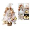 HEPYLAIFU Table top Christmas Trees with Lights 23Inch Artificial Christmas Tree Set with 17Pcs Hanging Ornaments LED Light for Desktop Decorations Holiday view 1