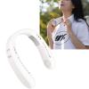 Restokki Portable Neck Fan with Semiconductor Dual Cooling, 3 Adjustable Speeds, Mini USB Rechargeable Neck Cooling Fan(White) view 4