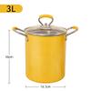 Deep Frying Pot, Small Deep Fryer for kitchen, Heavy Welded Handle, Mini Deep Oil Fryer (3L) view 2
