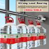 Adjustable Closet Rod, Telescopic Wardrobe Bar For Laundry Room Bathroom Living Room, Extendable Clothes Hanging Rack Shower Curtain Rod, No Drill ( Color : Metallic , Size : 70-120CM/27.5-47.2IN ) view 3