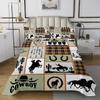 Manfei Western Cowboy Kids Bedspread Twin Size,Horseshoes Cactus Arrows Plaids Patchwork Coverlet Set,Boys Girls Adults Room Decor,Rustic Farmhouse Quilted Coverlet,Country Bedding Quilt,1 Pillowcase view 2