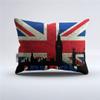 Boasorte Retro British Flag Design Duvet Cover Set | UK Flag Big Ben Union Jack Prints Bedding Set | with Soft Duvet Cover+2 Pillow Shams(3pcs) or Sheet (4pcs) (D,Full-3PCS) view 3