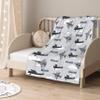 Custom Airplane Baby Blanket Soft Flannel Fuzzy Warm Plush Lightweight Throw for Bed Couch Sofa Camping Good Gift for Kid Boy Girl Teen 60''x 80'' for Adult view 2