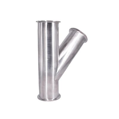 Pipe Spliter, 19mm-108mm Pipe OD 1.5" 2" 3" 4" Tri Clamp Oblique Y Shaped 3 Way SUS 304 Stainless Fitting Spliter (Color : R Type, Size : 25mm OD K50.5mm)
