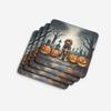 Bloodhound Spooky Halloween Foam Coaster Set of 4 view 4