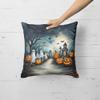 Caroline's Treasures DAC2273PW1818 Ghosts Spooky Halloween Throw Pillow Machine Washable, Indoor Outdoor Decorative Pillow for Couch, Bed or Patio, 18Hx18W view 2