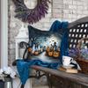 Caroline's Treasures DAC2273PW1818 Ghosts Spooky Halloween Throw Pillow Machine Washable, Indoor Outdoor Decorative Pillow for Couch, Bed or Patio, 18Hx18W view 4