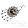 Blue Evil Eye Blessing Amulet Wall Hanging, Islamic for and Good Luck, Handmade Islamic Decor view 4