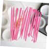 HAKIDZEL 14pcs Cake Decorating Tools Fondant Cake Carving Kit for Sugar Flower Sculpture Essential Baking Molds Safe for Ovens Freezers Rosy view 3