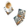 Caroline's Treasures Calacas Skeletons Spooky Halloween Foam Coaster Set of 4 Cup Coasters for Indoor and Outdoor, Coaster for Tabletop Protection, Anti Slip, Mouse pad Material view 2
