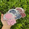 A&S Mezuzot Hamsa Hand Evil Eye Charm- Wall Dcor Protection English/Hebrew Blessings Amulet Home/Business Good Luck Charms (Pink, English Blessing) view 4