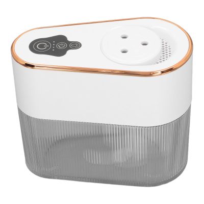 Fockety Humidifier, 2.2L Water Triple Nozzle Design Quiet Cool Mist Humidifier Colorful Sleep Ambience Light USB Charging 2 in 1 Oil Diffuser Humidifiers for Bedroom