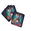 Caroline's Treasures Koala Christmas Foam Coaster Set of 4 Cup Coasters for Indoor and Outdoor, Coaster for Tabletop Protection, Anti Slip, Mouse pad Material view 1