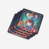 Caroline's Treasures Koala Christmas Foam Coaster Set of 4 Cup Coasters for Indoor and Outdoor, Coaster for Tabletop Protection, Anti Slip, Mouse pad Material view 4