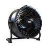 Caterpillar fan 18-Blade High-Velocity Drum Fan Heavy Duty Industrial Grade (Black, 2-in-1): 3,400 CFM, 4-Speed, 360 Degree Adjustable Drum Head, Dual Ball Bearing Motor with Die-Cast Cover view 1