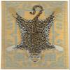Mid Century Modern Spotted Leopard Print Area Rug Blue Red Wildlife Collection Rug for Livingroom Bedroom Diningroom Soft Foldable Washable Stain Reistant Carpet 9x12 view 2