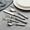 Silverware Set for 6, 30 Piece Retro minimalist Heavy Duty Stainless Steel Flatware Utensils Cutlery Set Including Steak Knife Fork and Spoon, Dishwasher Safe, Gift Package for Wedding Housewarming view 2