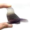 AAKOMA 1pc Natural Fluorite Bird Animals Crystal Stone Carved Figurine Stone Room DecorationCrystals NaturalReiki Decoration view 1