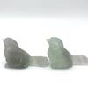AAKOMA 1pc Natural Fluorite Bird Animals Crystal Stone Carved Figurine Stone Room DecorationCrystals NaturalReiki Decoration view 3