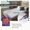 Heated Mattress Pad  Bed Warmer with Single Controller, 5 Heat Settings, 15-Hour Auto Shut-Off, Radiation Blocking, Waterproof & Machine Washable, AeroSilver Wicking Fabric, UL Listed, Single view 4