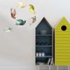 BESPORTBLE Decorative Wall Art Ceramic Swallows Wall Mount Hanging for Home and Office view 4