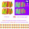 54ft UV Reactive Neon Streamers - Glow in the Dark Party Supplies for Wedding, Birthday Banners & Garlands view 3