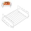 Tyenaza Air Fryer Rack, Rectangle Stainless Steel Fryer Rack Dehydrator Racks Multi Layer Rack Double Basket Fryers Accessories for Foodi DZ201 401 view 4