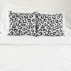 LEWIJO Grey Leopard Bedding Comforter Set Full - Africa Cheetah Print for Kids Adult Girls Women Bedroom Decor - Animal Quilt Set 3Pcs With 2 Pillow Cases view 4