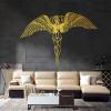 Cadeali Angel Metal Wall Decor, Metal Angel Wings Wall Decor, Large Angel Wings Wall Art, Guardian Angel, Angel Wings Wall Hanging, Angel Wall Art, Housewarming Gift (White, 20"x26"/50x67cm) view 2