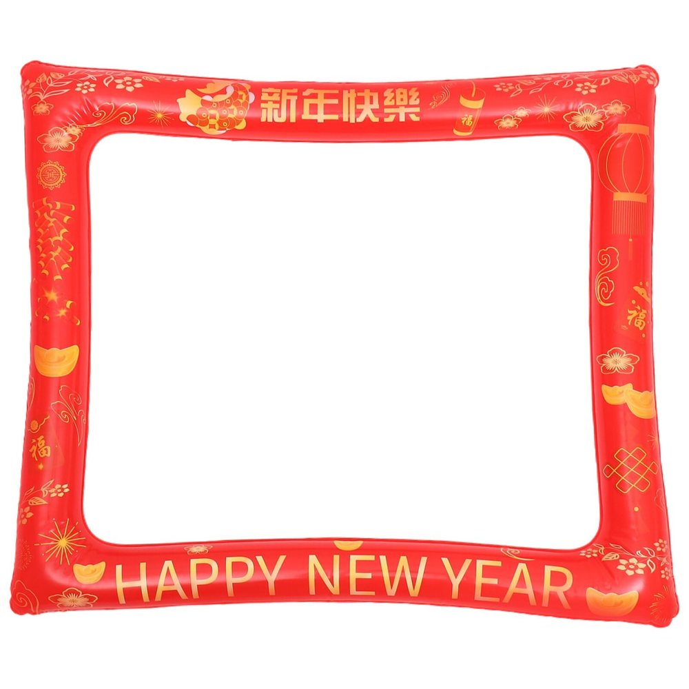 Vaguelly Inflatable Year Photo Booth Frame PVC Prop for Fun and Social Media Posts for Year Celebrations and Memorable Moments