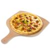 4 Pack Wooden Pizza Peel, 12 inch Premium Large Pizza Paddle with Wood Handle for Pizza Oven, Stone, Pan or Grill, Pizza Spatula for Baking Bread and Cake Indoor&Outdoor view 3
