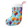 BrUgui Joyful Festive Christmas Stockings - Soft Plush Fabric, Perfect for Holiday Decor and Gifts Hot Air Balloons view 1
