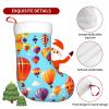 BrUgui Joyful Festive Christmas Stockings - Soft Plush Fabric, Perfect for Holiday Decor and Gifts Hot Air Balloons view 3