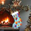 BrUgui Joyful Festive Christmas Stockings - Soft Plush Fabric, Perfect for Holiday Decor and Gifts Hot Air Balloons view 4