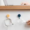 DHDestined Fateful 6 Pack Adhesive Hooks Cute Utility Hooks, Key Hooks for Wall Decorative, for Hanging Hat, Towel, Key, Towel Hook Wall Mount for Home, Kitchen, Bathroom, Office(Dark Blue) view 2
