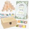 78 PCS Fun Baby Shower Games Sign Kit, Unique Baby Shower Ideas, Funniest Games Ever Where You Can Draw to Your Heart's Content, Suitable for Boy and Girls view 1