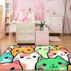 Jiospet Cat Rug for Girls Room - Cartoon Pattern Rug Decor for Bedroom Cute Cat Area Carpet Cartoon Rugs Kids Room, 5x7 Feet view 4