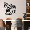 Psalm 46:10 Metal Bible Verses Wall Decor, Christian Metal Wall Decor, Metal Scripture Wall Art, Metal Wall Art, Inspirational Bible Verse Sign, Rustic Living Room Decor, Religious Gift (Gold, 24"x24" | 60x60cm) view 2